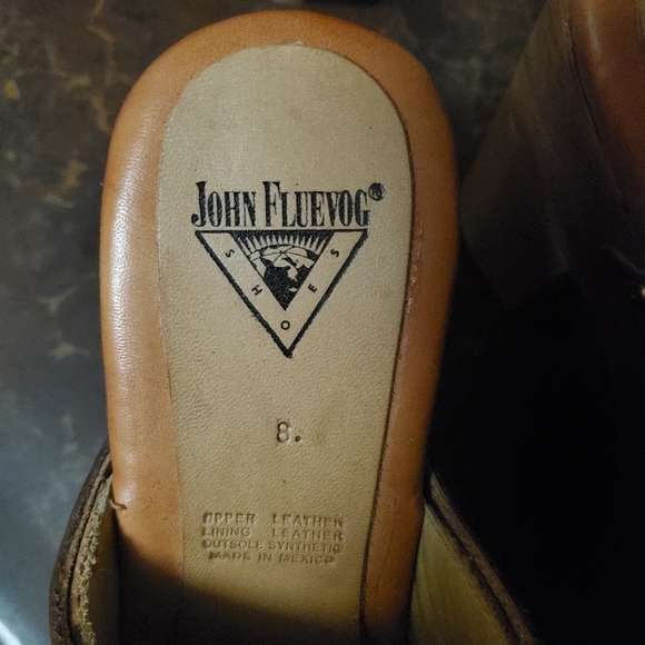 John fluevog orginal leather 1970s clogs - Picture 3 of 4